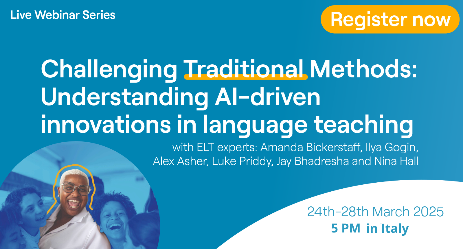 Explore AI-driven innovations in language teaching - register to a course